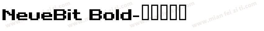 NeueBit Bold字体转换